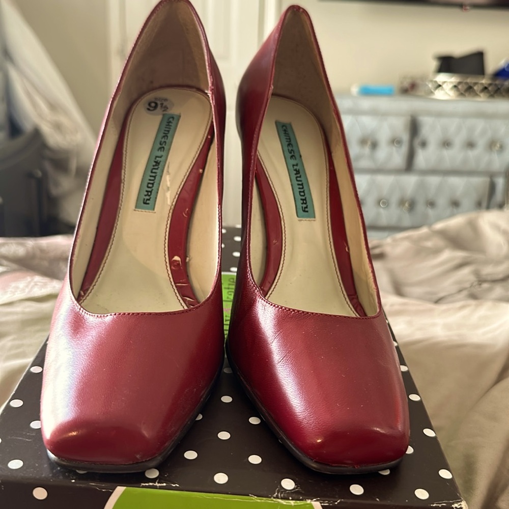 Ruby Red Chinese Laundry High Heels